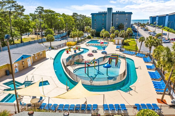 Indoor pool, outdoor pool