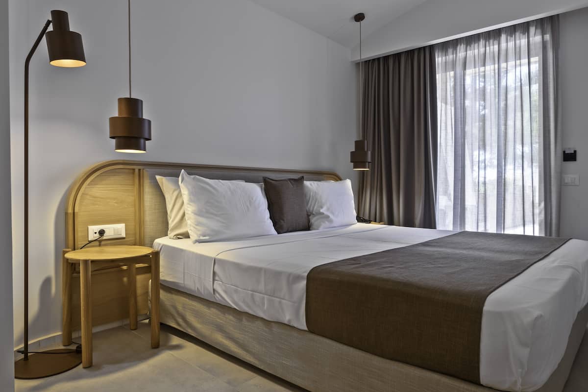 Standard Double Room | Peti besi dalam bilik, ruang kerja komputer riba
