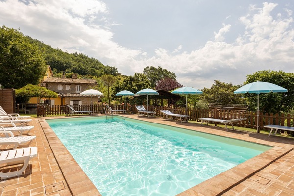 Schwimmbad des Ferienhauses