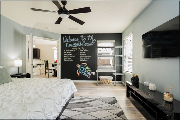 3 عدّة غرف نوم ومكواة/لوح كي وواي فاي مجانًا وملاءات أسرّة