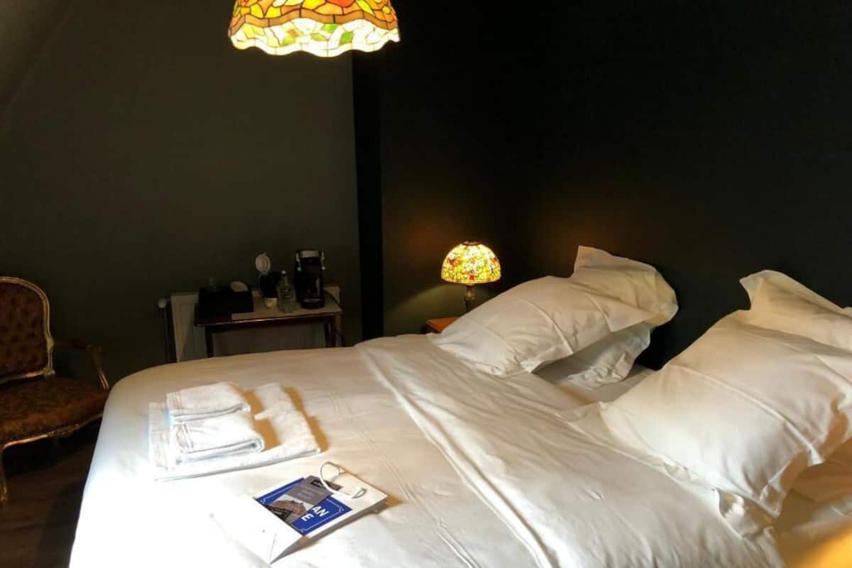 Habitación doble económica de uso individual | Sábanas de algodón egipcio, ropa de cama de alta calidad y edredón