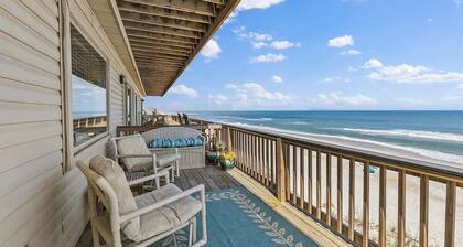 Beachfront 3BR with Dune Overlook Deck + Sunsets