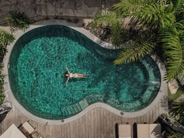 2 outdoor pools, open 8:00 AM to 6:00 PM, pool umbrellas, sun loungers