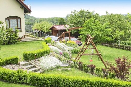 Charming house on a hill overlooking the lake