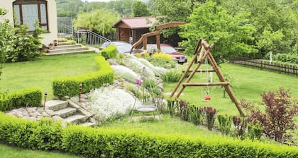 Charming house on a hill overlooking the lake