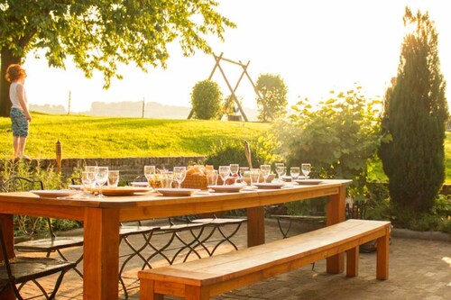 Manoir des Fourons avec jardin