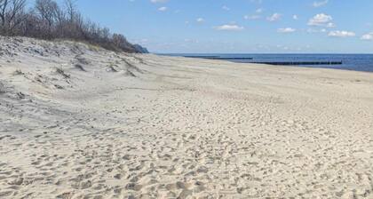 Ferienhaus Mielno am Sandstrand