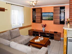 TV, lareira
