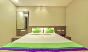 Deluxe Room | Desk, iron/ironing board - Treebo Sriz Cozy Seethamadhara (Visakhapatnam)