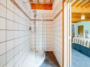 Shower, hair dryer