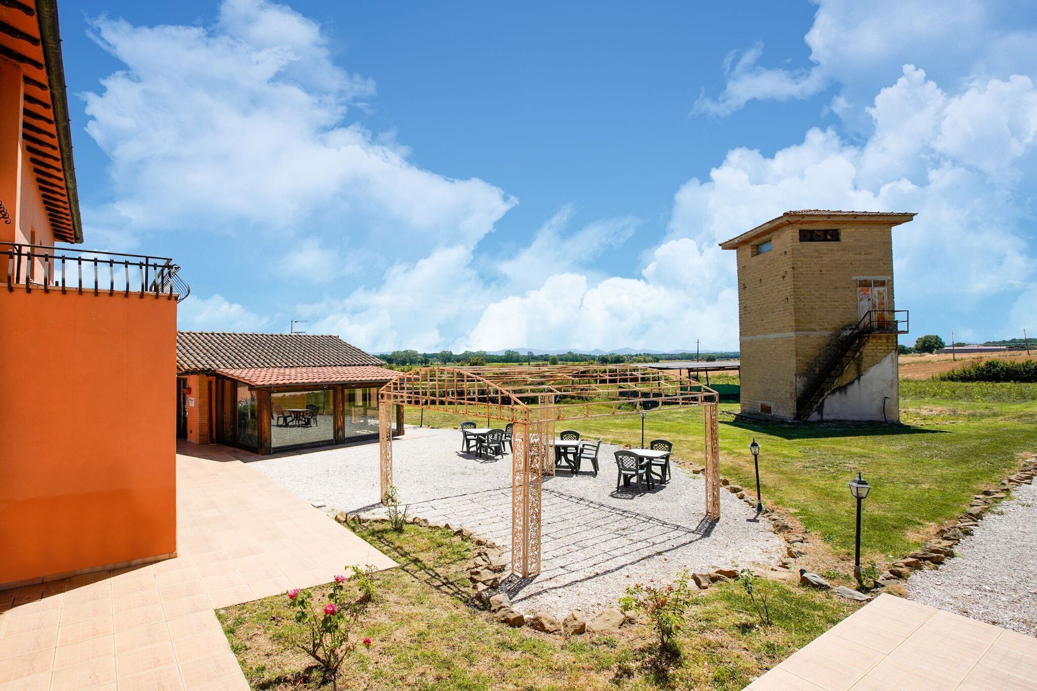 Enceinte de l’hébergement