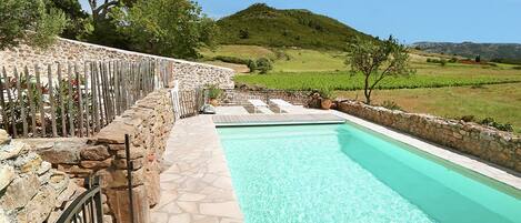 Una piscina riscaldata