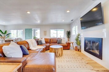 Spacious and cozy living area