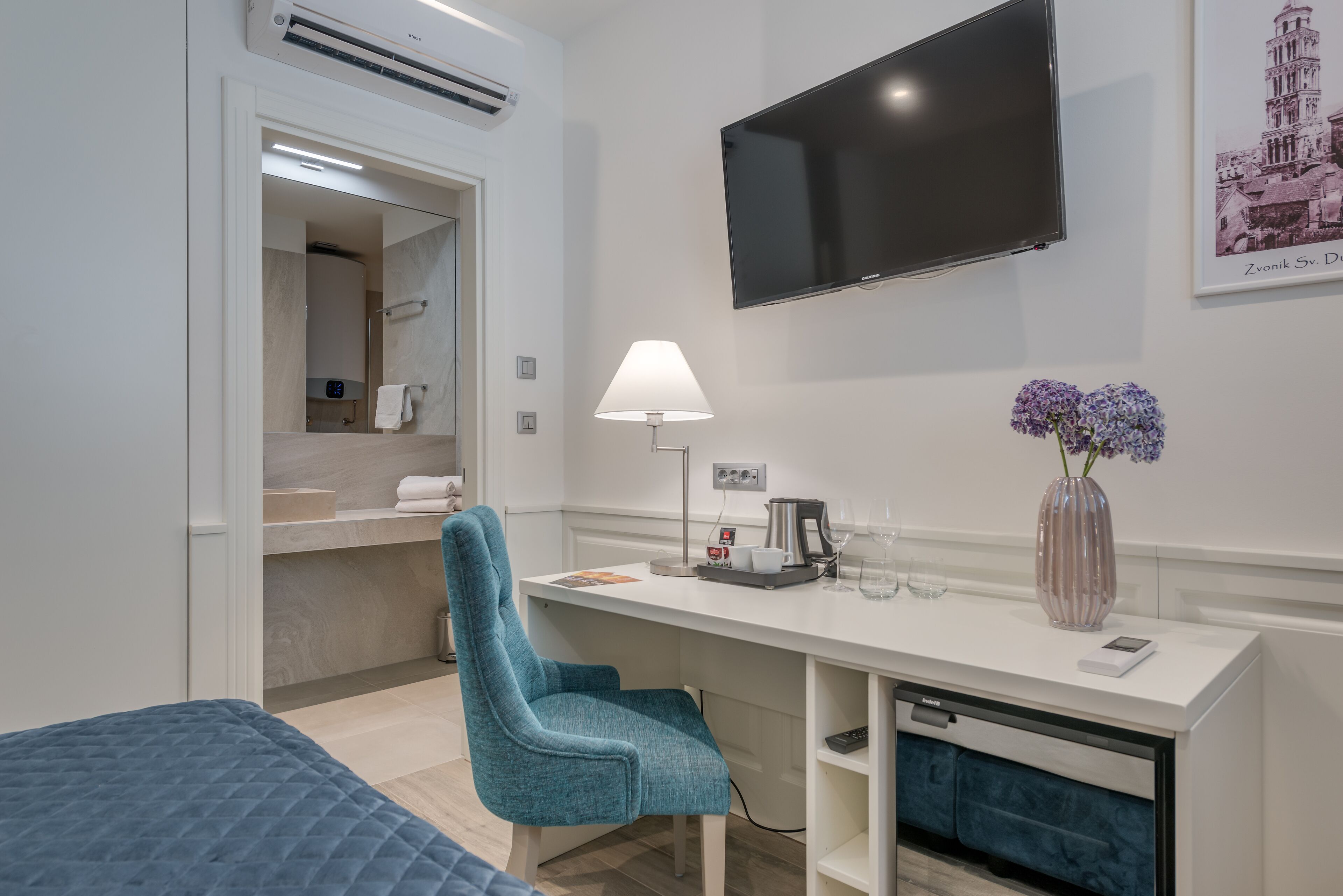 Standard-Doppelzimmer | Italienische Bettbezüge von Frette, hochwertige Bettwaren