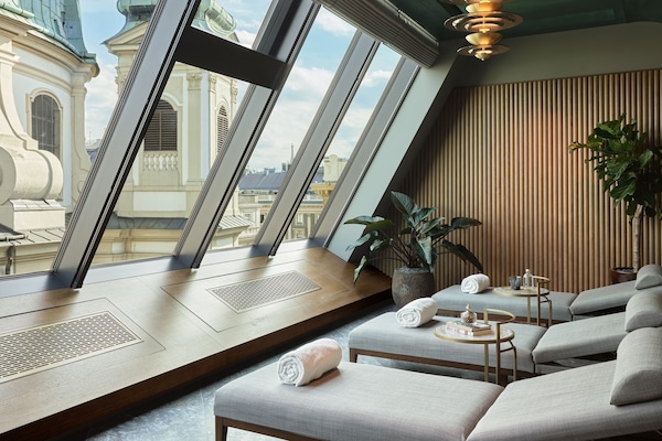 Sauna, steam room, 4 treatment rooms