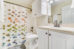 Shower, hair dryer