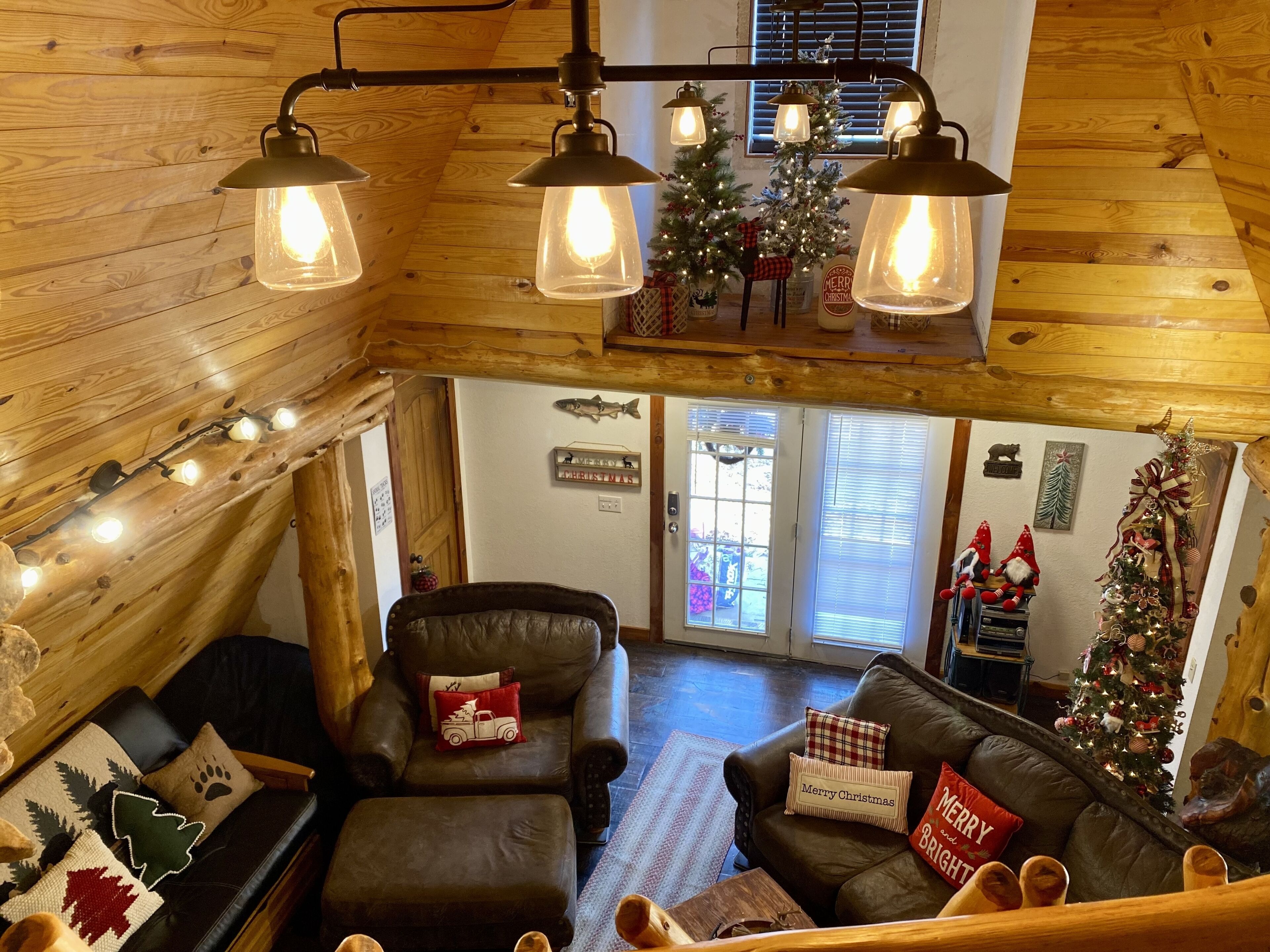 Rustic A-frame Cabin w/ spiral cedar staircase to loft,brand new 2nd bathroom!