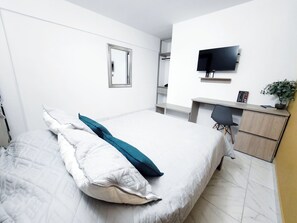 Habitación doble estándar | Ropa de cama hipoalergénica, wifi gratis y ropa de cama 