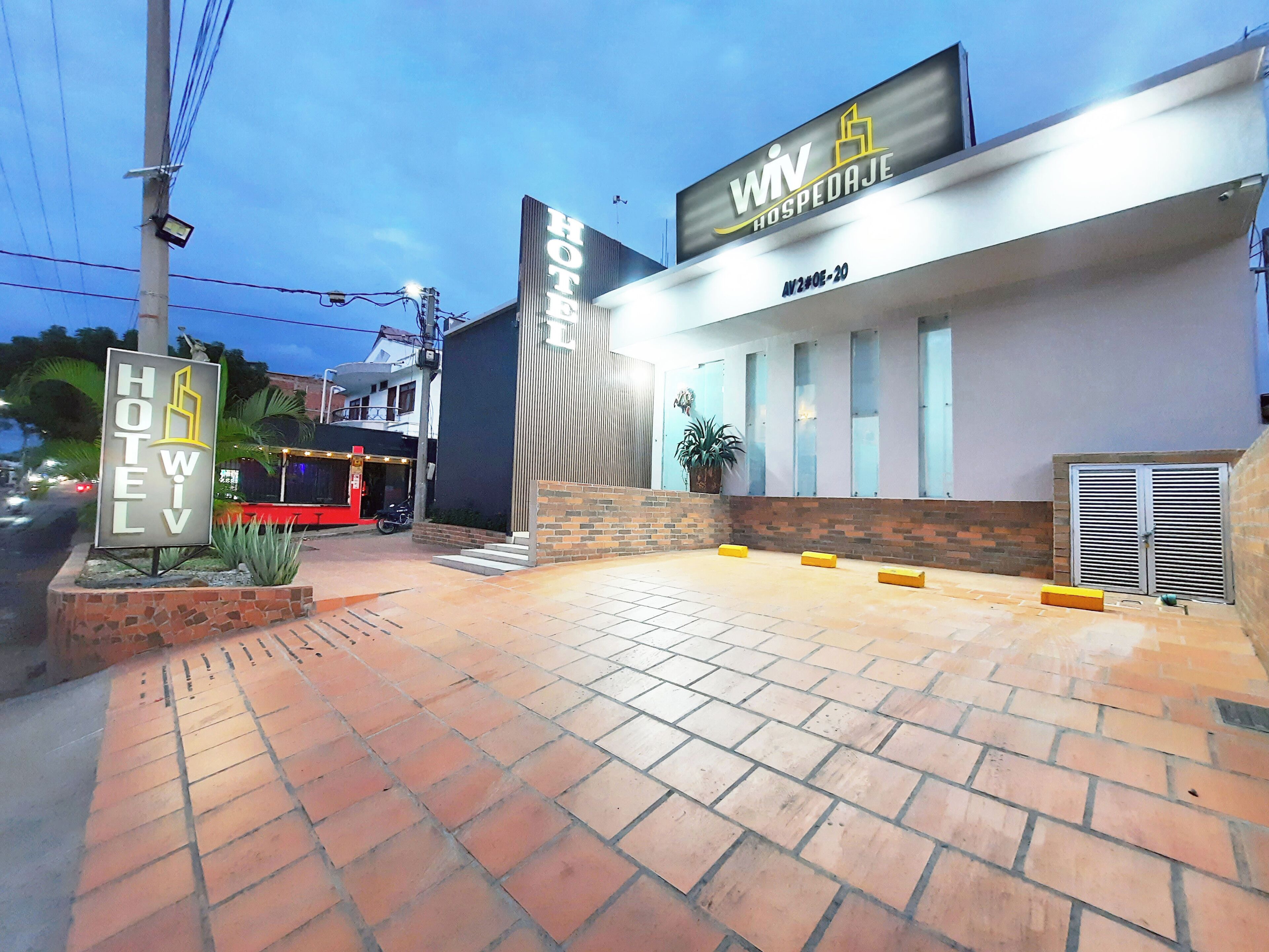 Front of property - evening/night