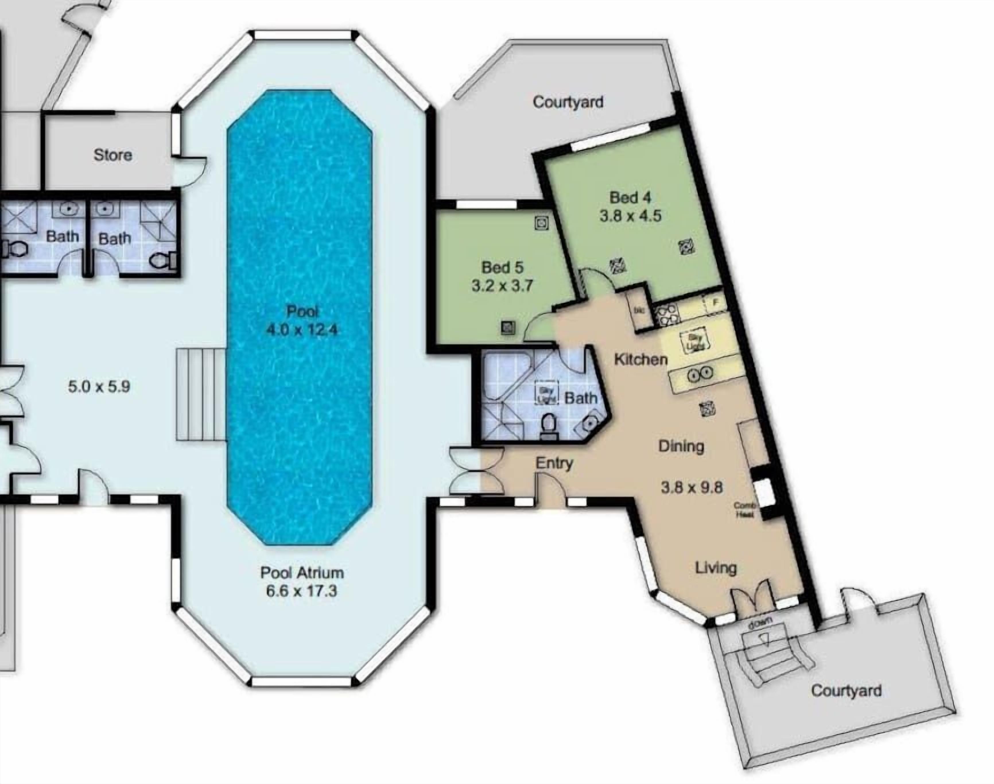 2 Bedroom Pool Side Villa — image 5