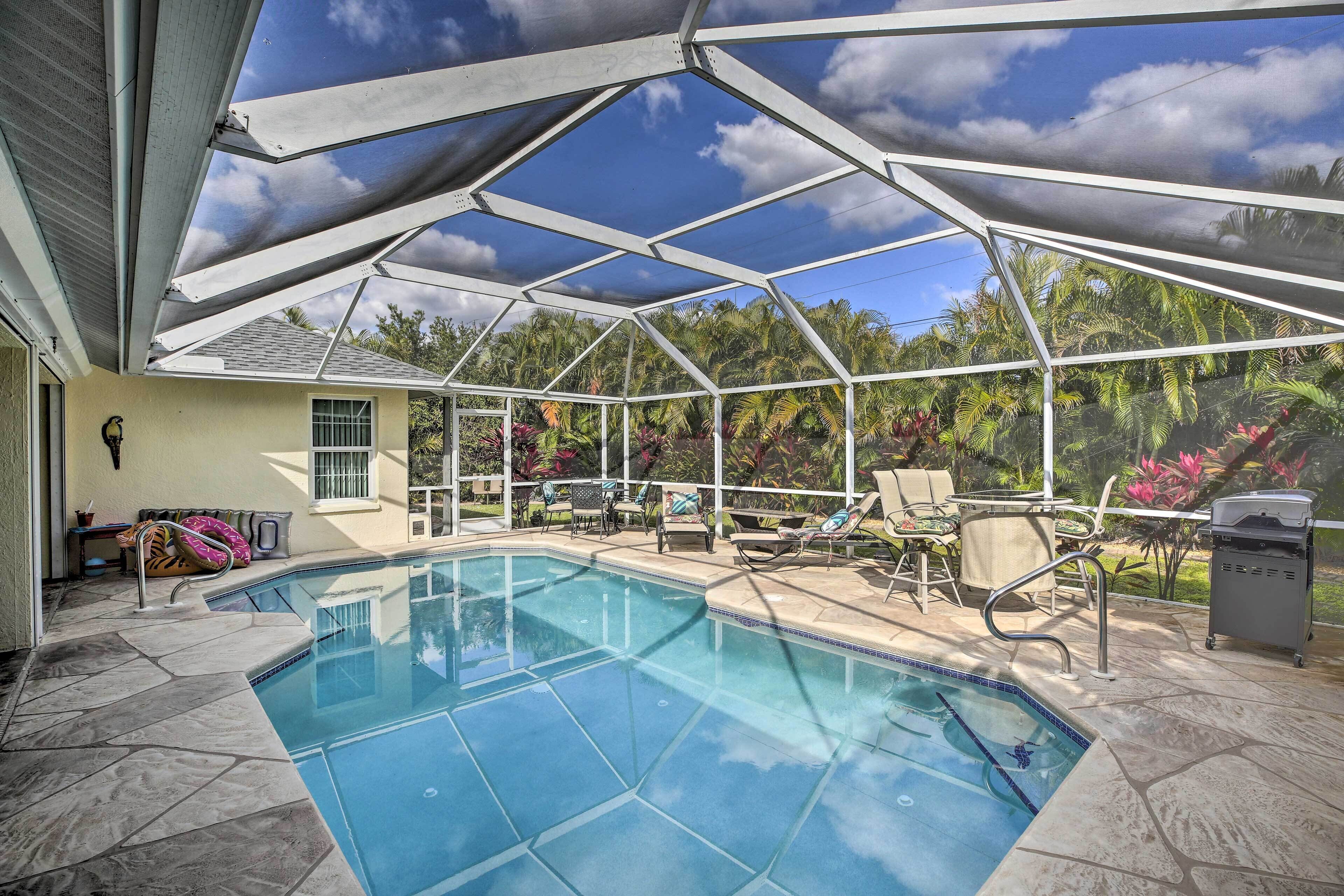 Sun-Soaked Cape Coral Getaway w/ Heated Pool