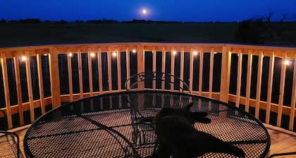 Sunshine Farm & Barn, Silo-Top Gazing Deck, Hammock Hub
