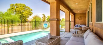 NEW! Glamorous Golf Getaway w/ Private Pool & Spa