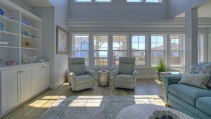 Condo, 4 quartos | Sala de estar