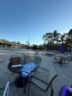 Outdoor dining - Beautiful Waterfront Family Retreat with Hot Tub Near Beaches and Parks! (Holiday)