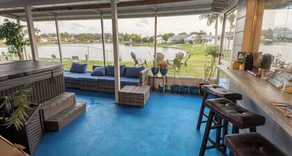Waterfront Family Retreat with Hot Tub Near Beaches and Parks!