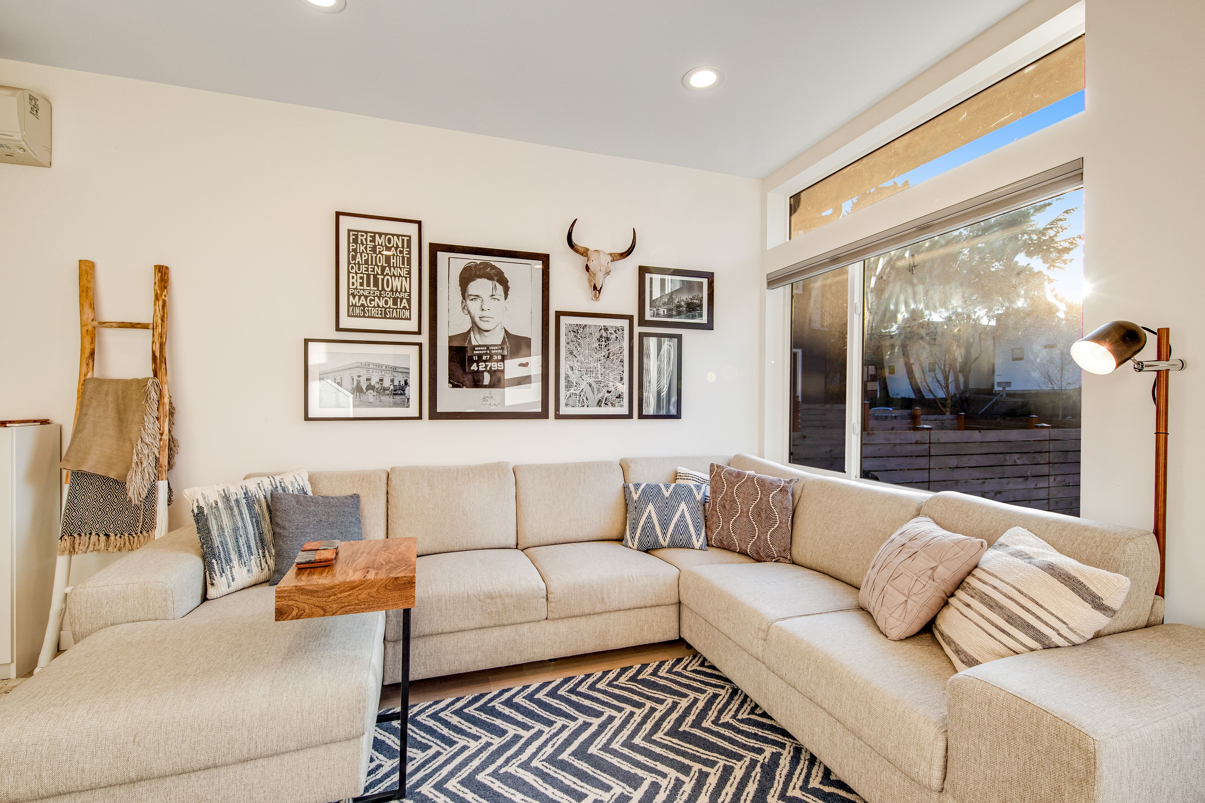 Dog-friendly city escape with rooftop deck, full kitchen, partial AC & free WiFi