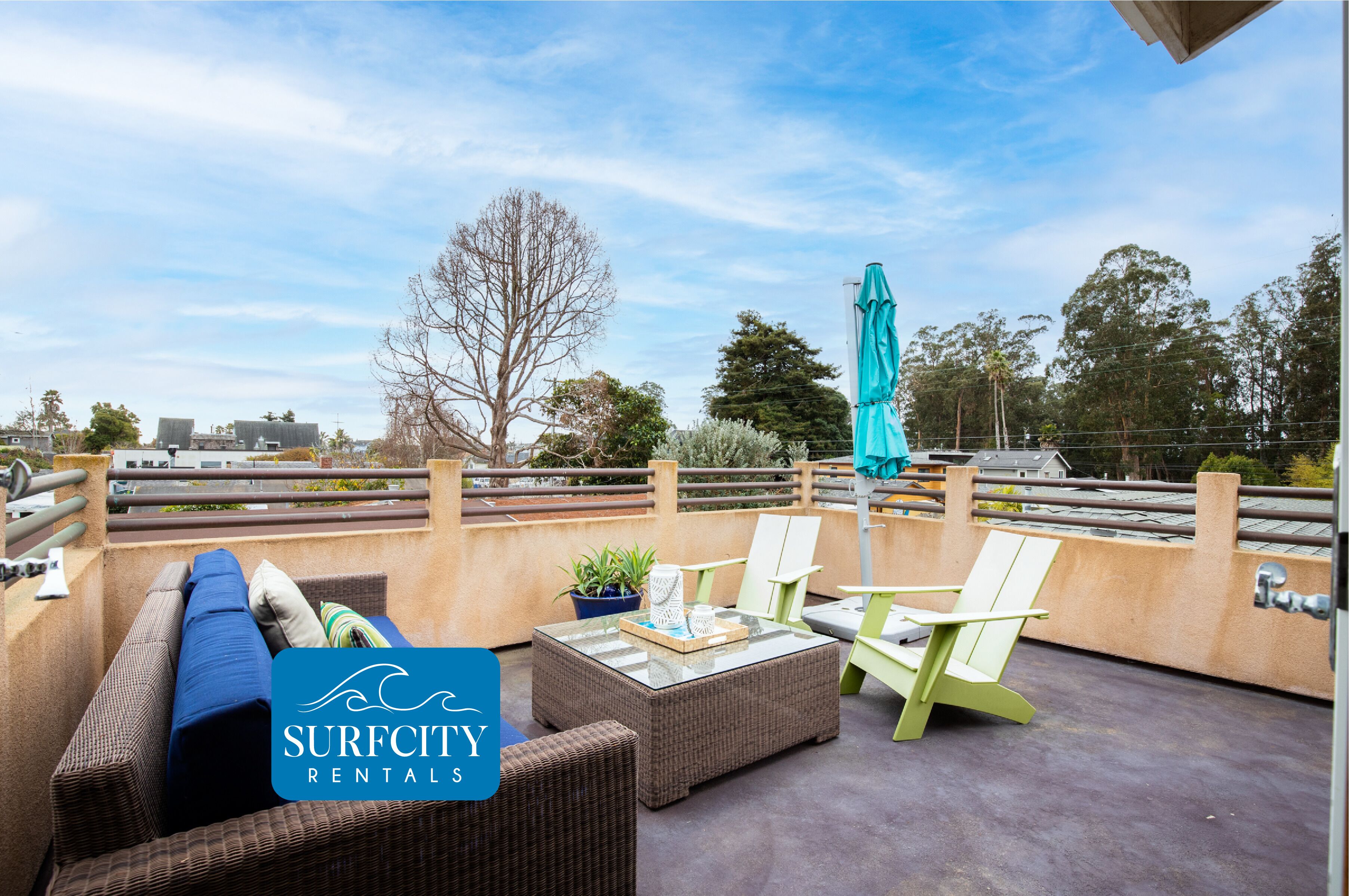 Tastefully furnished with a modern yet comfortable design in Pleasure Point Cottage.