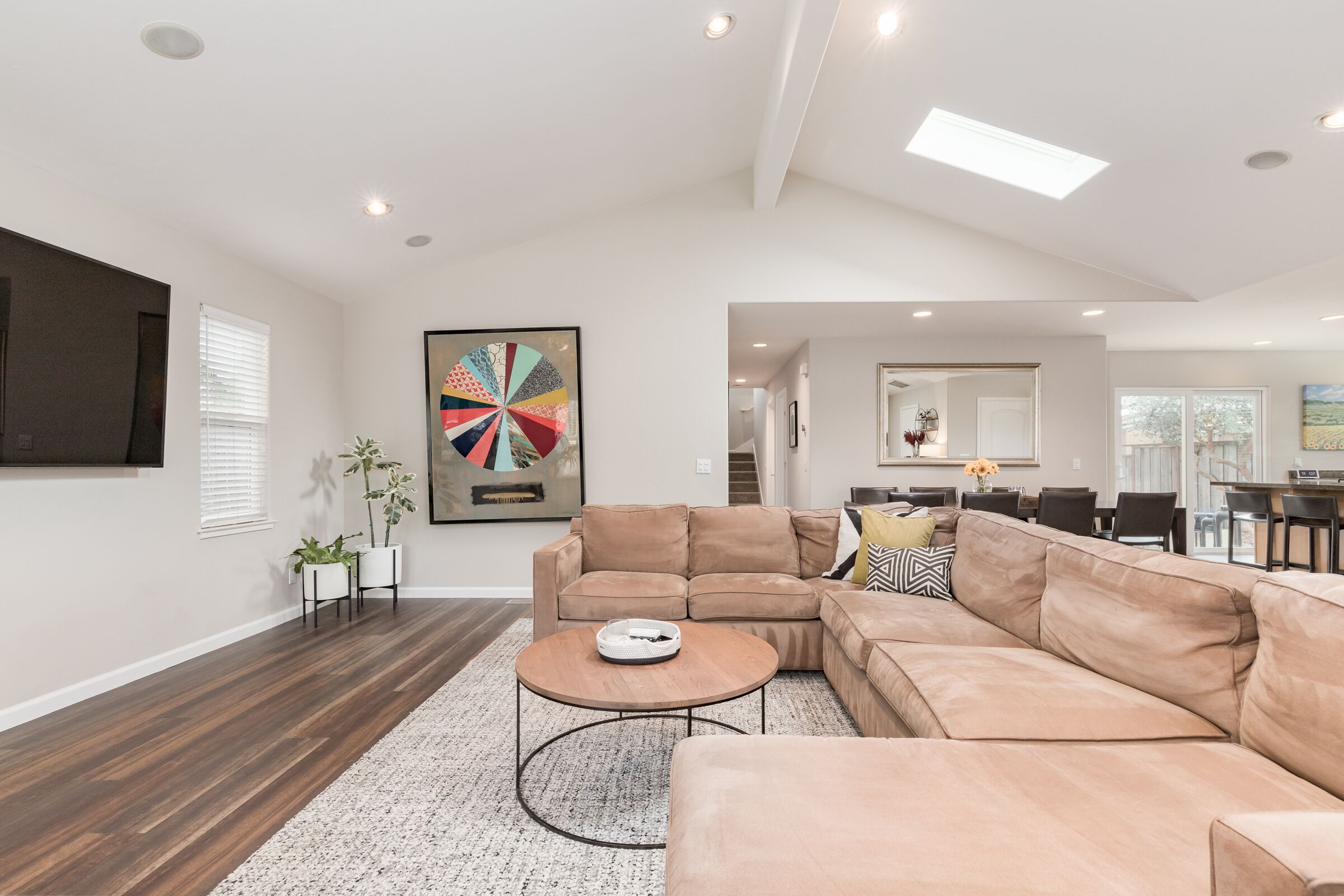 Tastefully furnished with a modern yet comfortable design in Pleasure Point Cottage.