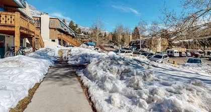 Studio with updated interior, fireplace & W/D - Vail Village bus access