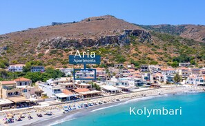 Beach - Aria 3 - Vacation Apartment in Crete, 100 m from the seaside (Kolimbári)