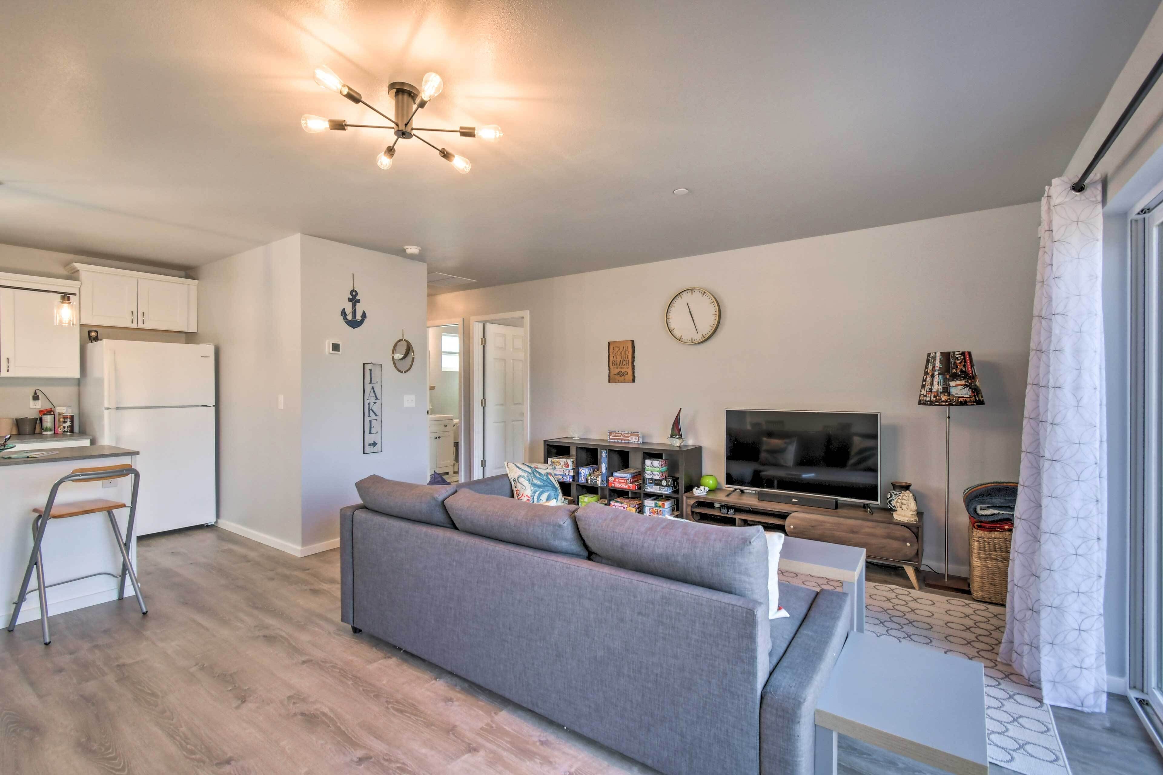 'Canal Cottage' Retreat w/ Dock & Waterfront Views