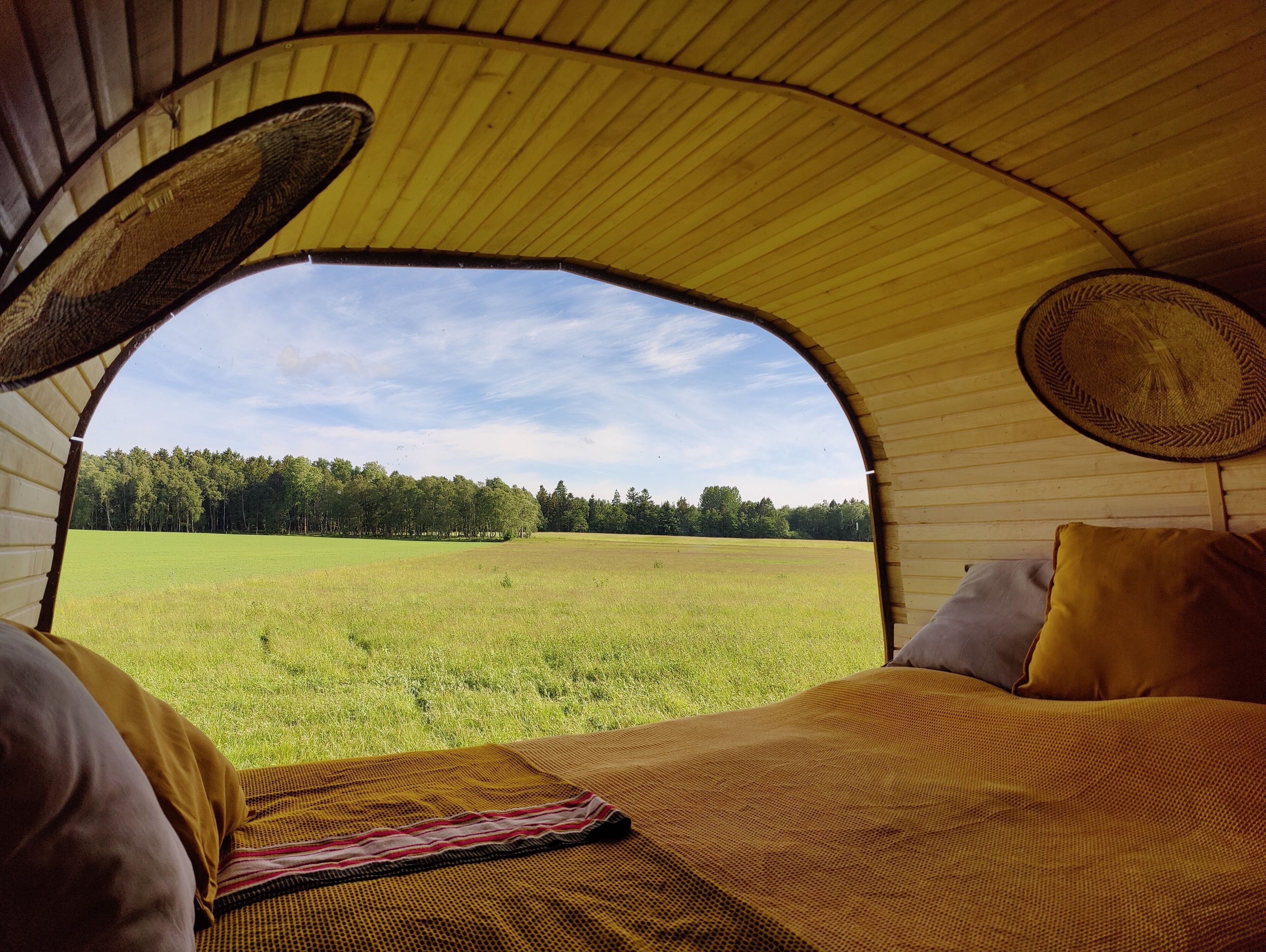 Panoramic Mobile Home, Kitchenette, Garden View (Nature Cabin)