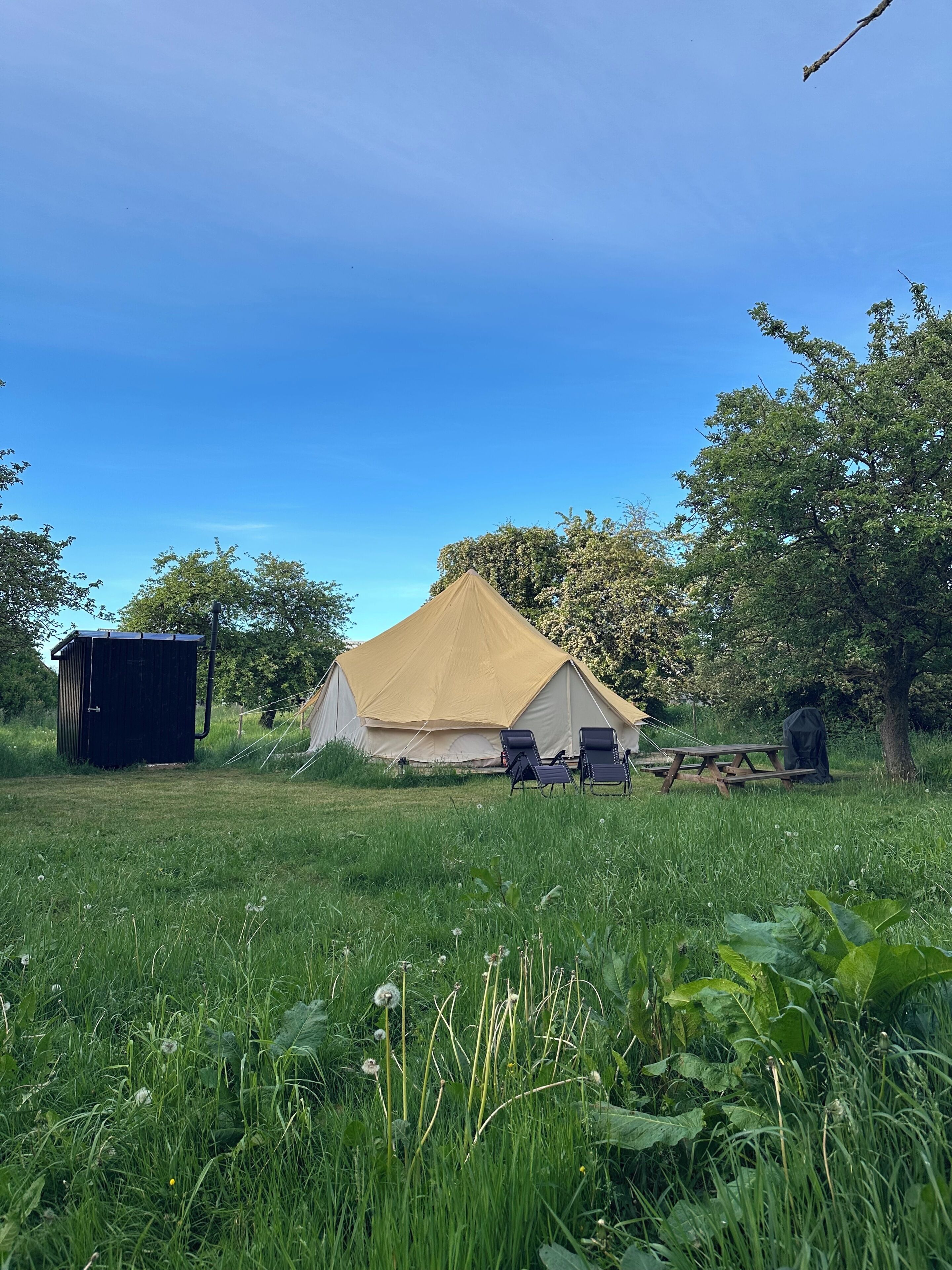 Luxury Tent, Kitchenette, Garden View (Solsorten) | Hypo-allergenic bedding, individually decorated, bed sheets