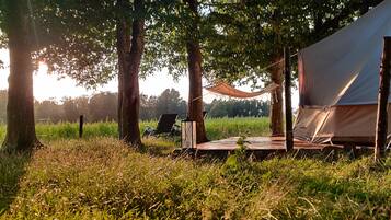 Luxury Tent, Kitchenette, Garden View (Svalen) | Terrace/patio