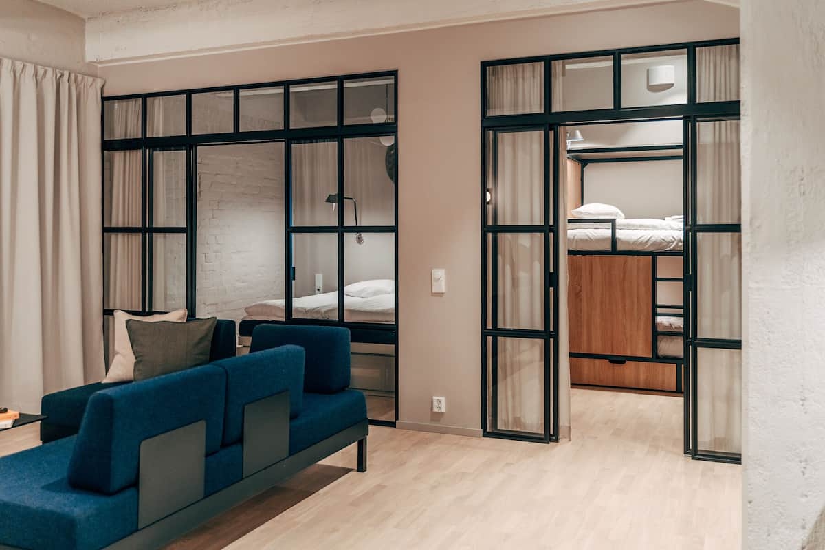 grand atelier apartment | 1 bedroom, premium bedding, laptop workspace, blackout curtains