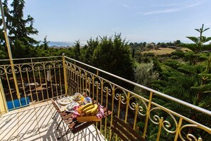 Deluxe-Villa, eigener Pool, Meerblick | Ausblick vom Zimmer