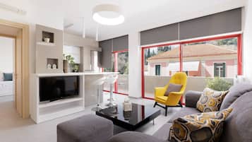 Luxe appartement, 2 slaapkamers | Woonruimte