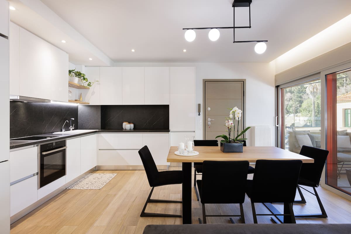 Appartamento Luxury, 1 camera da letto | Cucina privata | Frigorifero con congelatore, forno, piano cottura, lavastoviglie