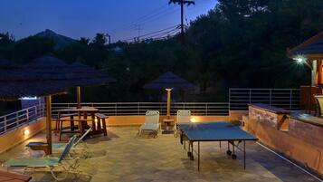 Front of property – evening/night