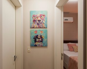 Apartamento design | 1 quarto, cortinas blackout, ferros/tábuas de passar roupa