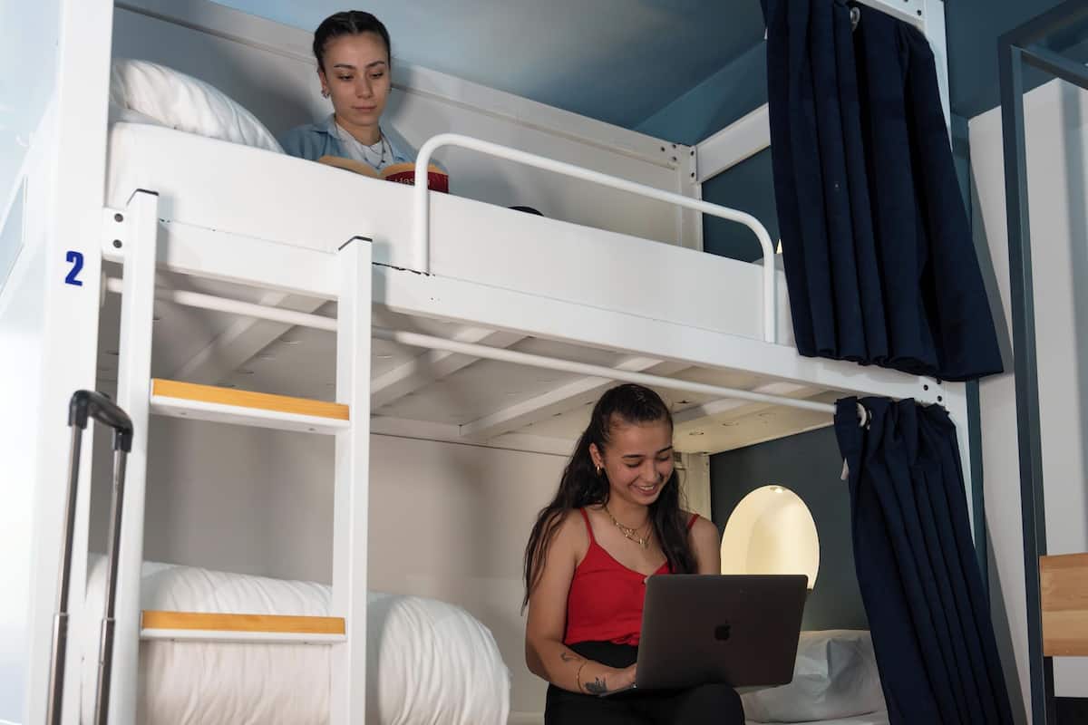 Down comforters, desk, laptop workspace, soundproofing