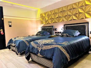 Kamar Twin Ekonomi | Brankas, tirai kedap cahaya, kedap suara, dan setrika/meja setrika