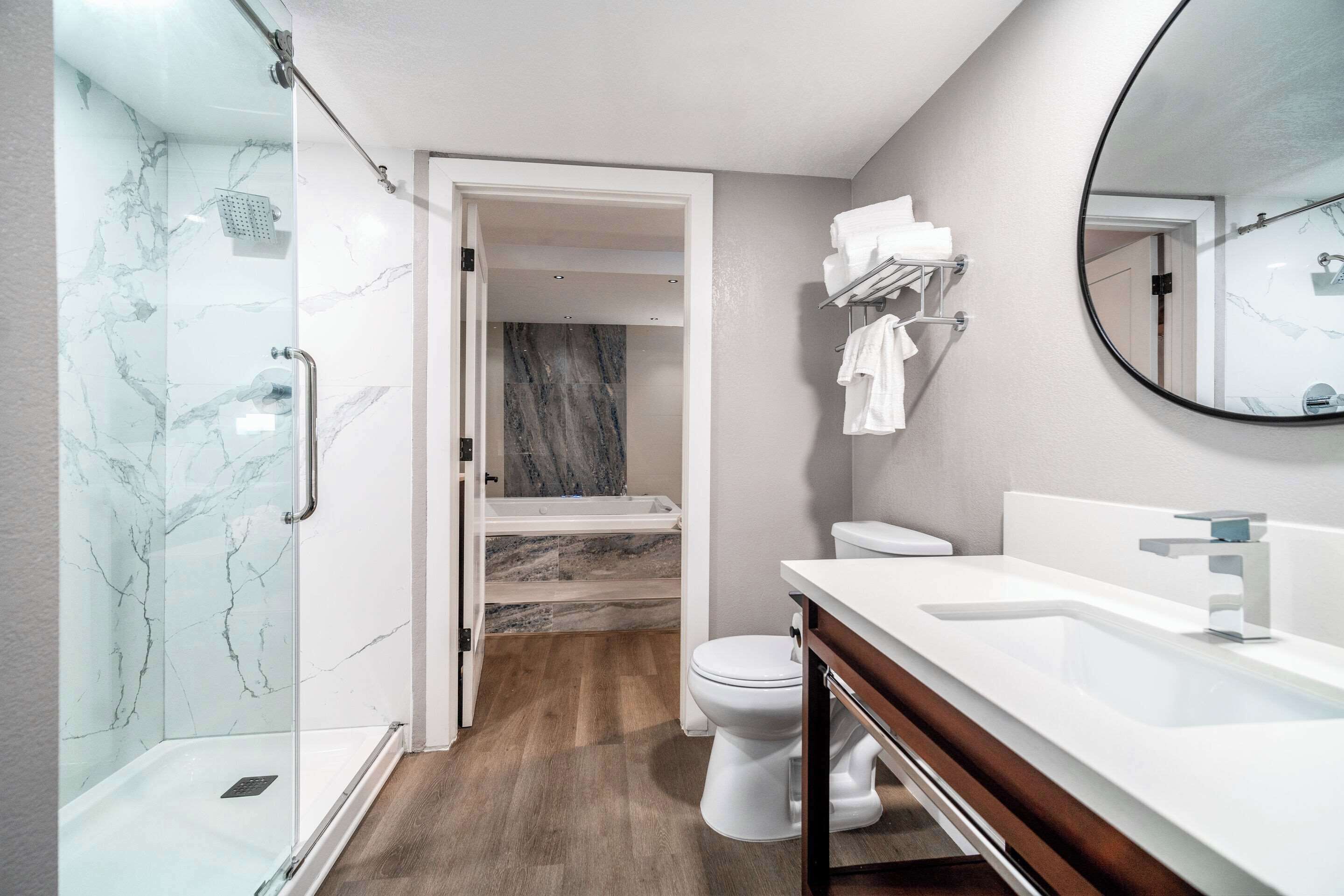 suite, 1 king bed, non smoking, balcony | laptop workspace, blackout curtains, iron/ironing board, free wifi