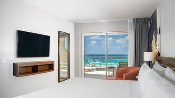 Suite, 1 Schlafzimmer, Balkon, Meerblick | Zimmersafe, Schreibtisch, laptopgeeigneter Arbeitsplatz