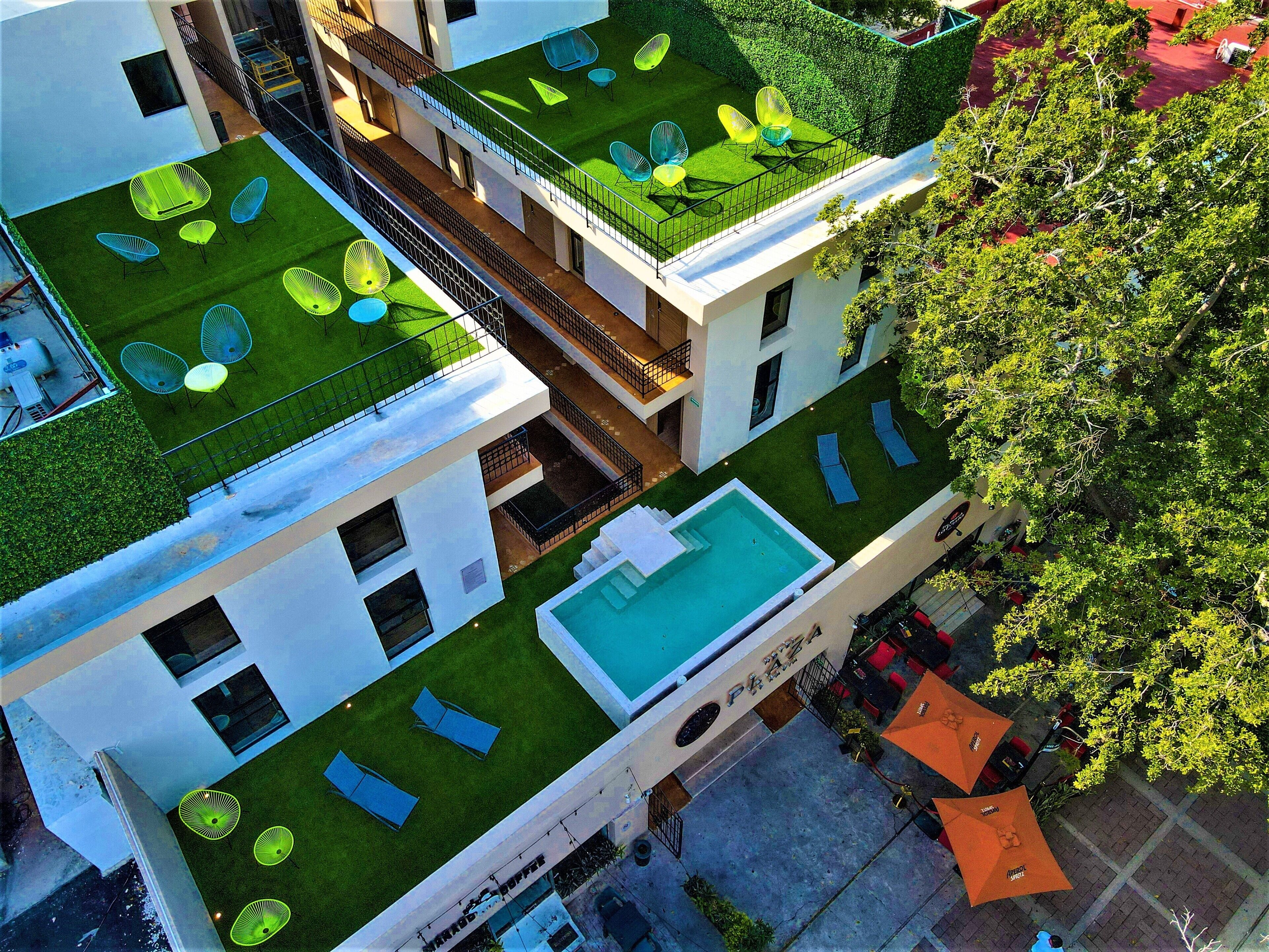 Alberca al aire libre 